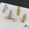 6930179812f62673a6facd5a Miu Miu Textured Luxury Pearl Heart Stud Earrings, Minimalist Design with Retro Charm