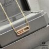 Messika Move Classic Diamond Necklace with Three Sliding Diamonds