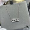 Messika Move Classic Diamond Necklace with Three Sliding Diamonds