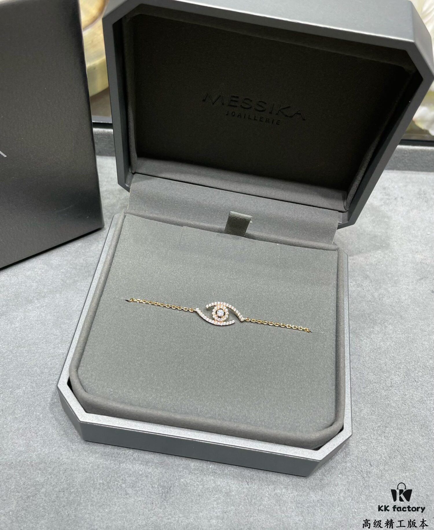 Mizica Full Diamond Evil Eye Bracelet