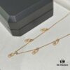 693017ba12f62673a6facd8d Messika New Arrival Fully Diamond-Paved Five-Slider Necklace, Hand-Welded Craftsmanship, Exquisite Workmanship, Versatile Style, Minimalist Summer Design