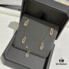 693017ba12f62673a6facd8e Messika New Arrival Fully Diamond-Paved Five-Slider Necklace, Hand-Welded Craftsmanship, Exquisite Workmanship, Versatile Style, Minimalist Summer Design