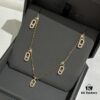 693017ba12f62673a6facd8f Messika New Arrival Fully Diamond-Paved Five-Slider Necklace, Hand-Welded Craftsmanship, Exquisite Workmanship, Versatile Style, Minimalist Summer Design