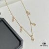 693017bd12f62673a6facd91 Messika New Arrival Fully Diamond-Paved Five-Slider Necklace, Hand-Welded Craftsmanship, Exquisite Workmanship, Versatile Style, Minimalist Summer Design