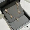 693017c012f62673a6facd95 Messika New Arrival Fully Diamond-Paved Five-Slider Necklace, Hand-Welded Craftsmanship, Exquisite Workmanship, Versatile Style, Minimalist Summer Design