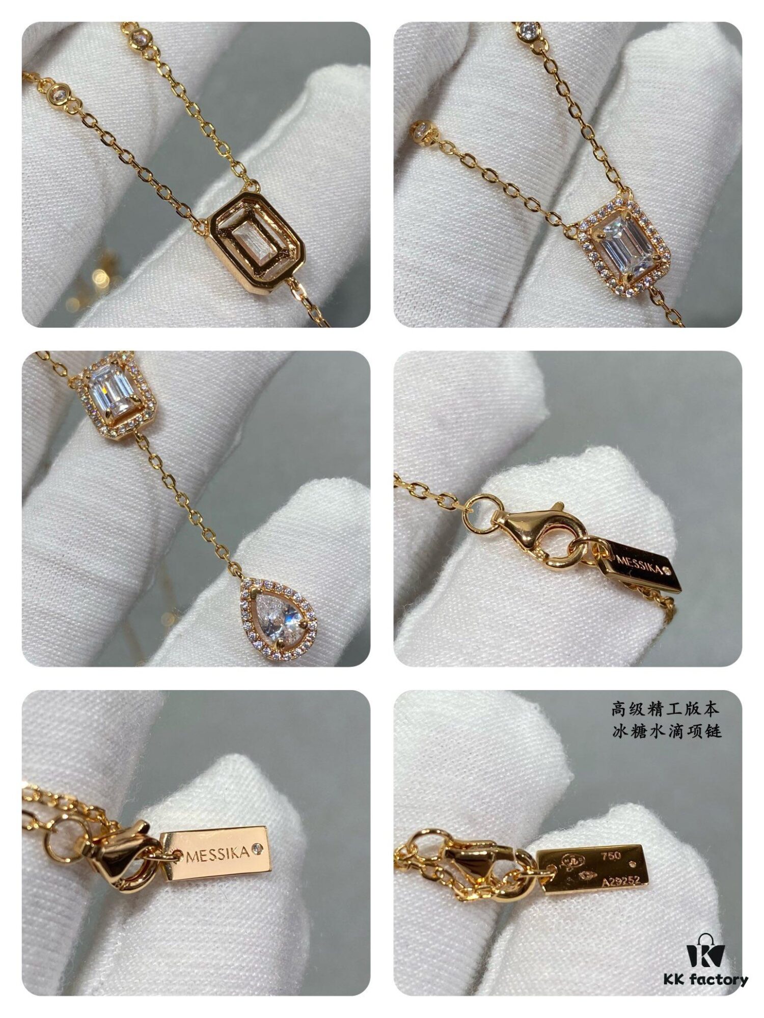 693017c112f62673a6facd98 Messika Drop-shaped Rock Candy Necklace, the Iconic Move Collection