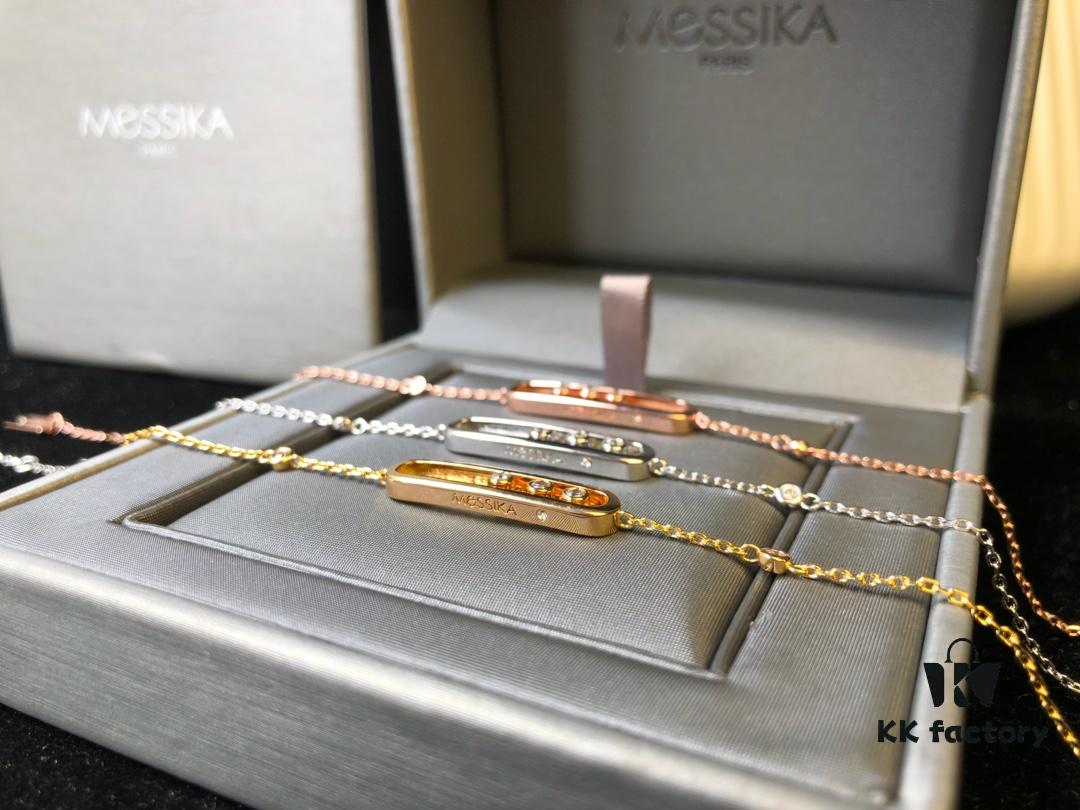 693017c612f62673a6facd9e Hollywood's Hottest Jewelry Brand Messika - Move Collection Bracelet in 3 Colors, Featuring the Iconic 'Moving Diamond' Design
