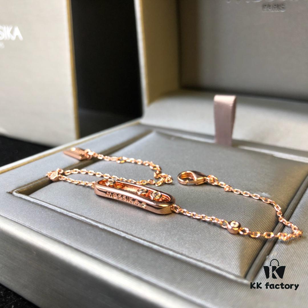 693017c612f62673a6facda1 Hollywood's Hottest Jewelry Brand Messika - Move Collection Bracelet in 3 Colors, Featuring the Iconic 'Moving Diamond' Design