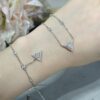 Messika Triangle Necklace, White Gold