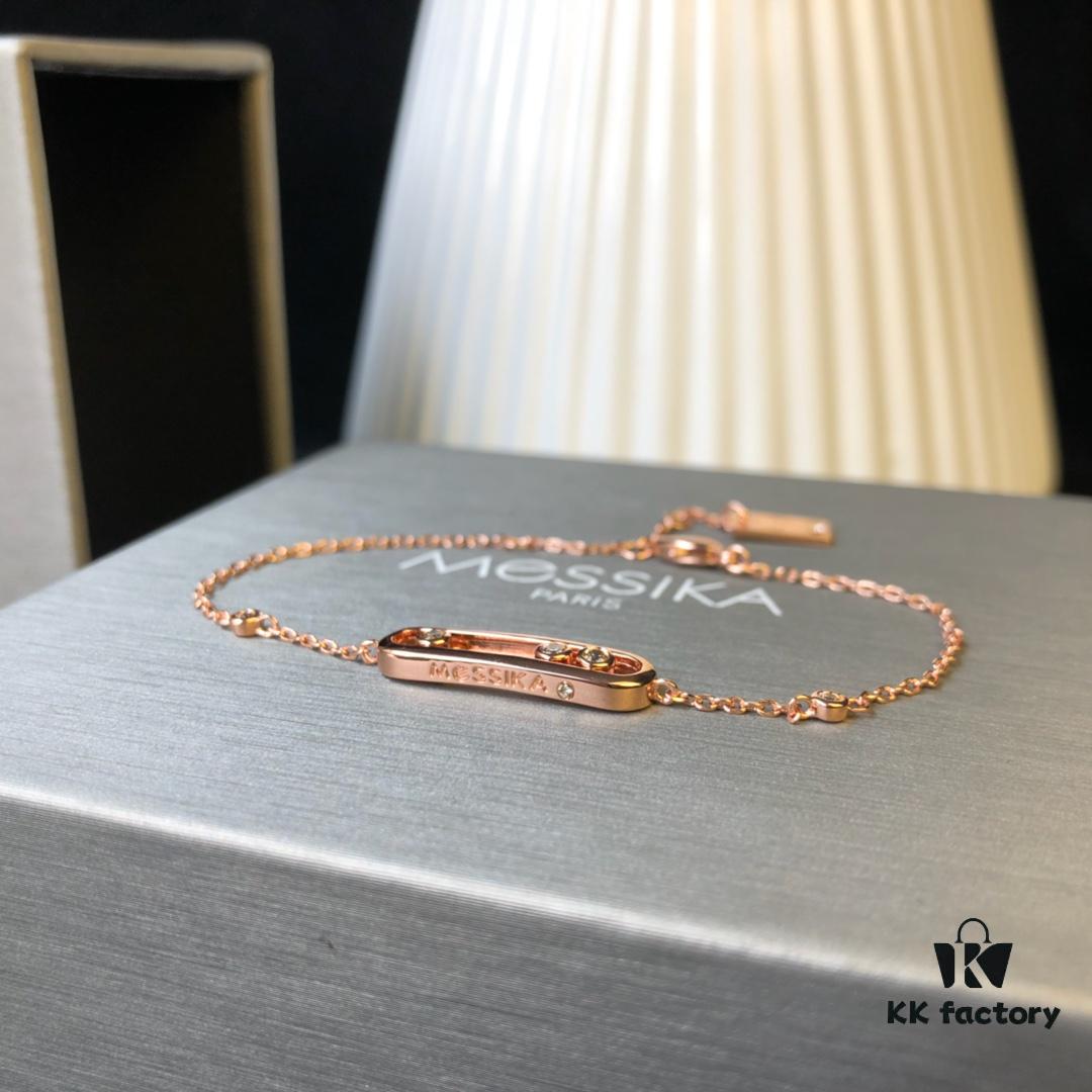 693017d712f62673a6facdb8 Hollywood's Hottest Jewelry Brand Messika - Move Collection Bracelet in 3 Colors, Featuring the Iconic 'Moving Diamond' Design