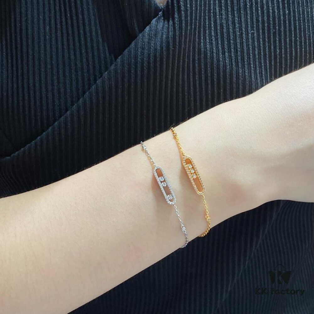 693017dc12f62673a6facdc3 Messika Move Bracelet with Three Diamonds
