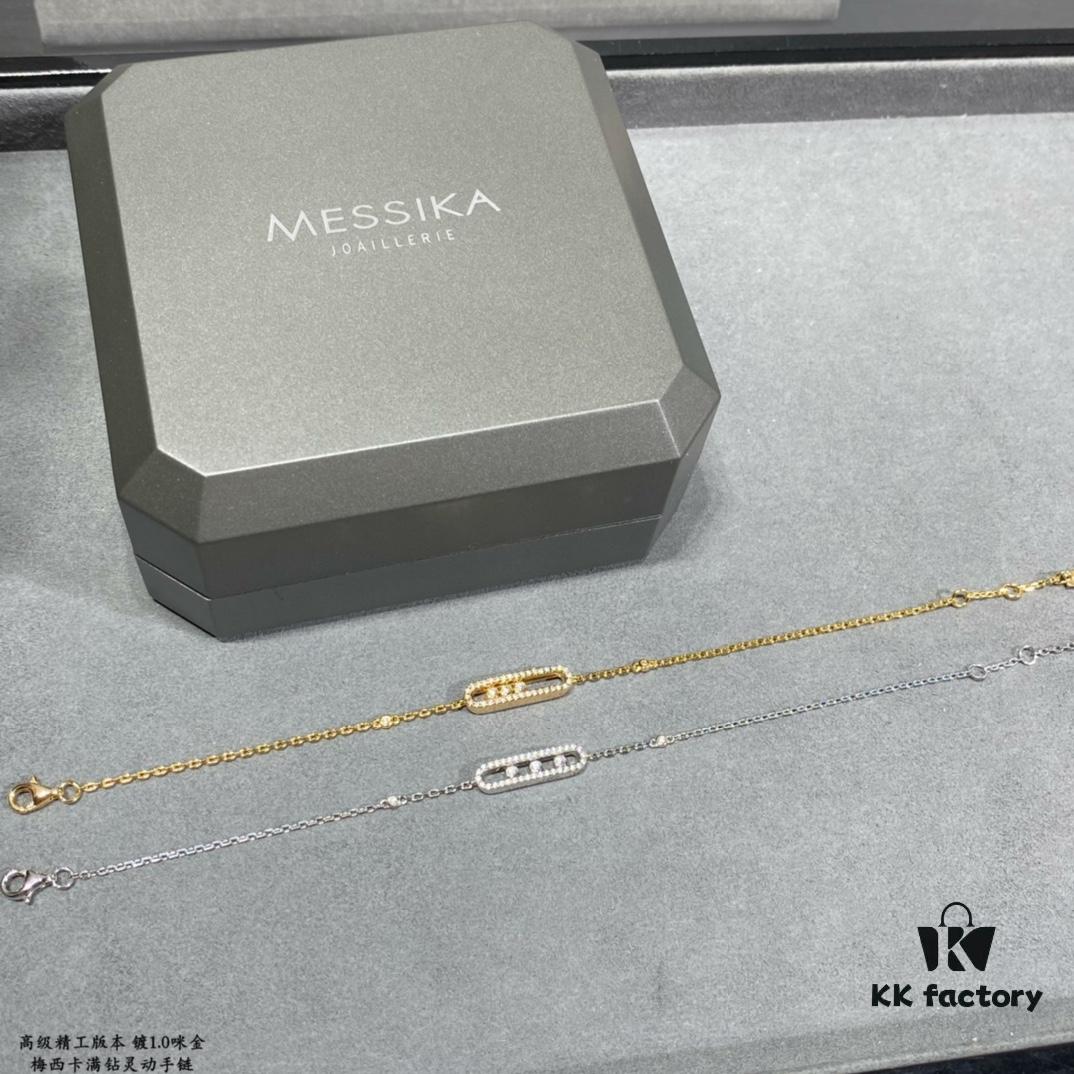 Messika Move Bracelet with Three Diamonds