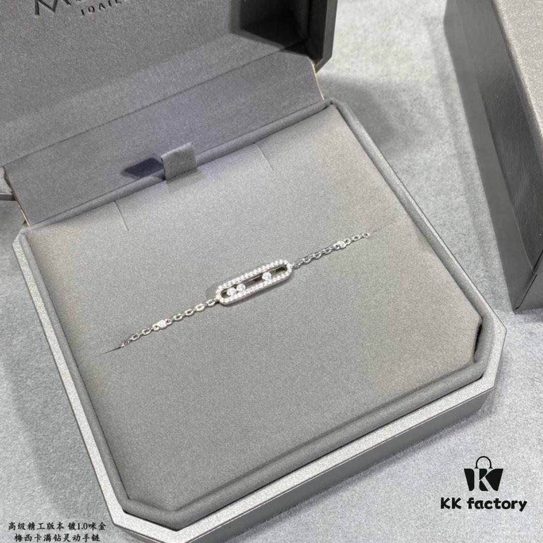 Messika Move Bracelet with Three Diamonds