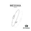 693017de12f62673a6facdc7 Messika Luxury New Arrival MessiKa Single Diamond Slide Bracelet Hottest Move Series Exclusive Bestseller Independent Designer Jewelry Brand, Popular Among Socialites and Instagram Influencers, Stunning Platinum and Rose Gold Bracelet