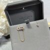 693017e912f62673a6facddb Mizhika Model AB Earrings, Rose Gold and White Gold, In Stock 11445. The classic Move series, symbolizing a beautiful meaning: 'Whether in the past, today, or the future, love is always there.'