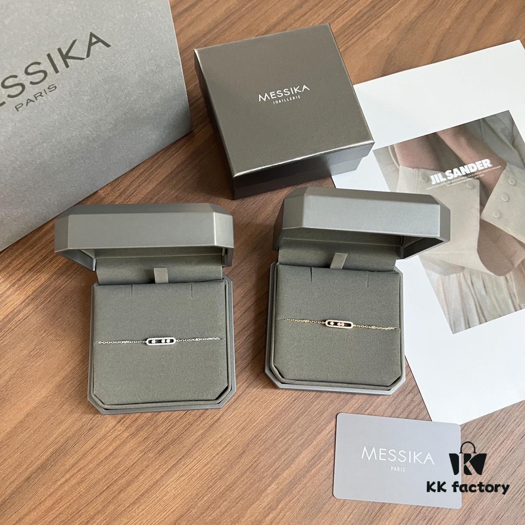 693017ec12f62673a6facddf ❗️New Arrival❗️☀️Messika MOVE Full Diamond Three Diamond Sliding Bracelet