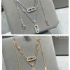 Messika Double-Layer Move Necklace, the Iconic Move Collection with a Beautiful Meaning Symbolizing 'Love is Always Present, Whether in the Past, Today, or the Future'