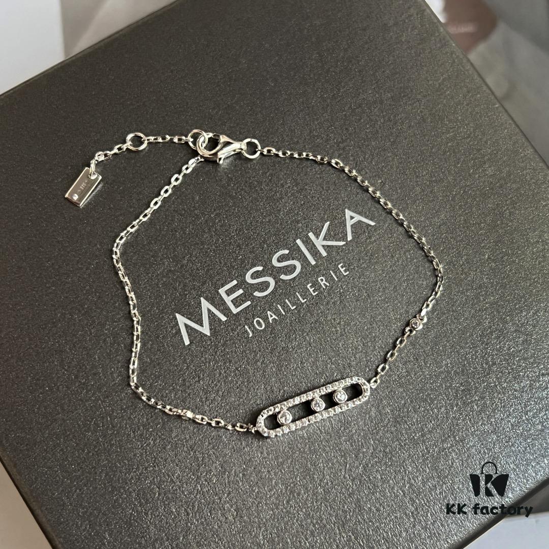 693017f112f62673a6facde8 ❗️New Arrival❗️☀️Messika MOVE Full Diamond Three Diamond Sliding Bracelet