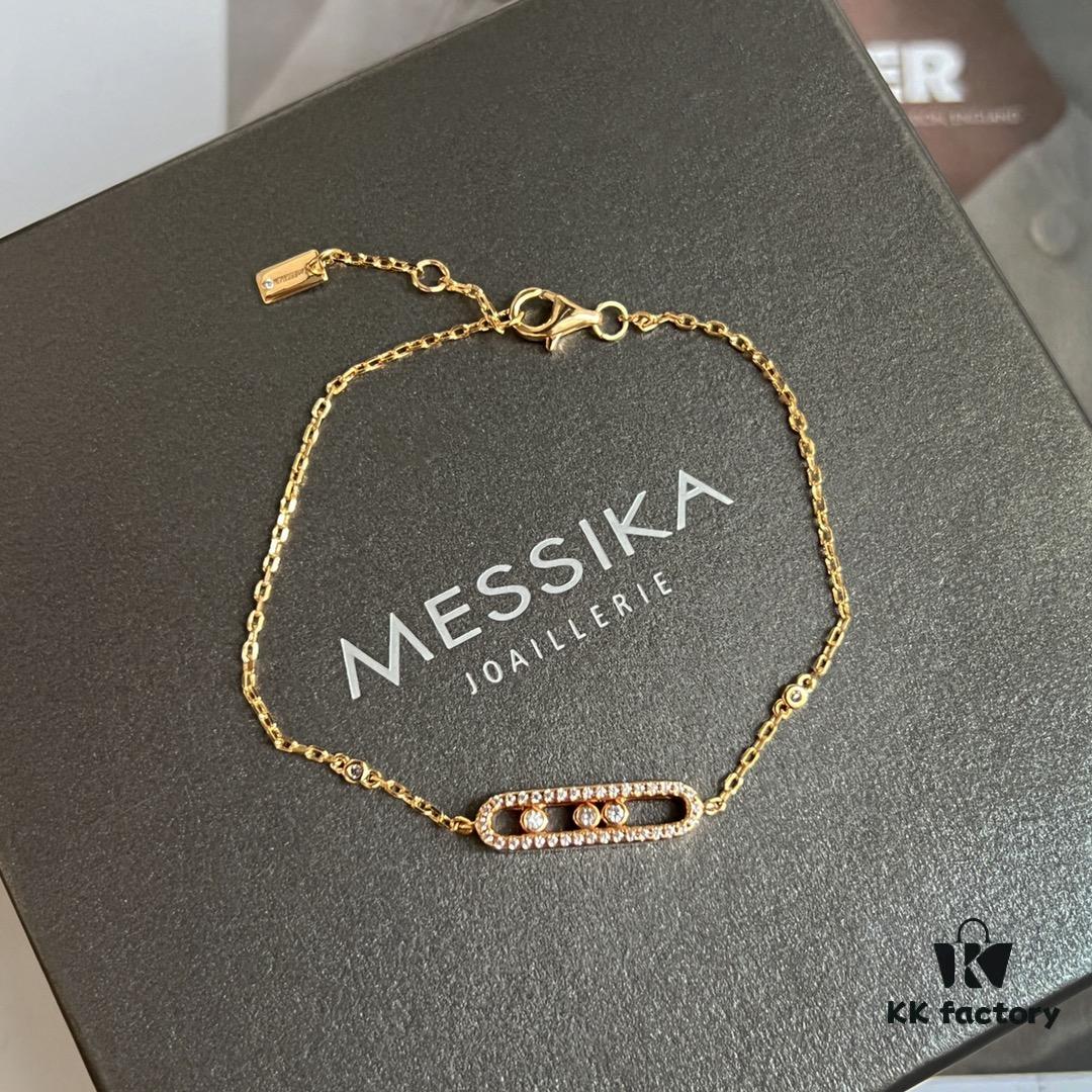 693017f412f62673a6facdf0 ❗️New Arrival❗️☀️Messika MOVE Full Diamond Three Diamond Sliding Bracelet