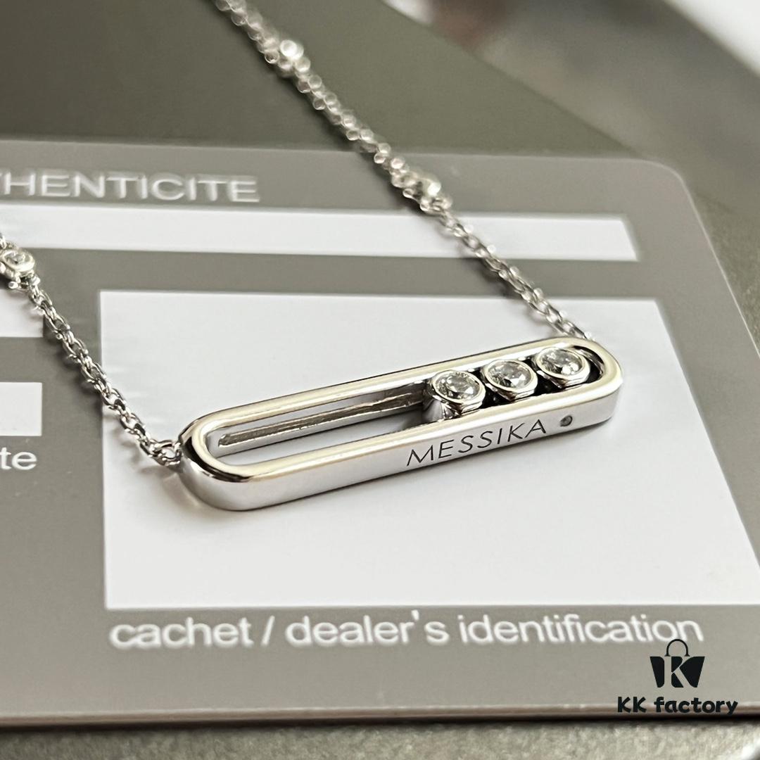 693017f612f62673a6facdf2 ❗️New Arrival❗️☀️Messika MOVE Smooth Three-Diamond Sliding Necklace