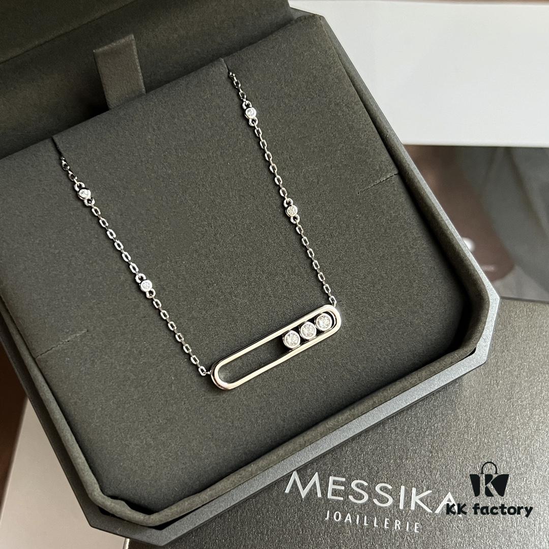 693017f612f62673a6facdf3 ❗️New Arrival❗️☀️Messika MOVE Smooth Three-Diamond Sliding Necklace