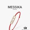 693017fd12f62673a6face04 Messika New Arrival Meshika Bracelet - Colorful Rope Cuff with Brilliant-Cut Sliding Diamond