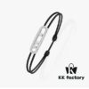 693017fe12f62673a6face05 Messika New Arrival Meshika Bracelet - Colorful Rope Cuff with Brilliant-Cut Sliding Diamond