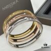 6930180512f62673a6face13 Hot Hollywood's Trendiest Luxury Jewelry Brand Messika, Semi-Diamond Sliding Bracelet, Elegant 925 Sterling Silver Plated with K-Gold