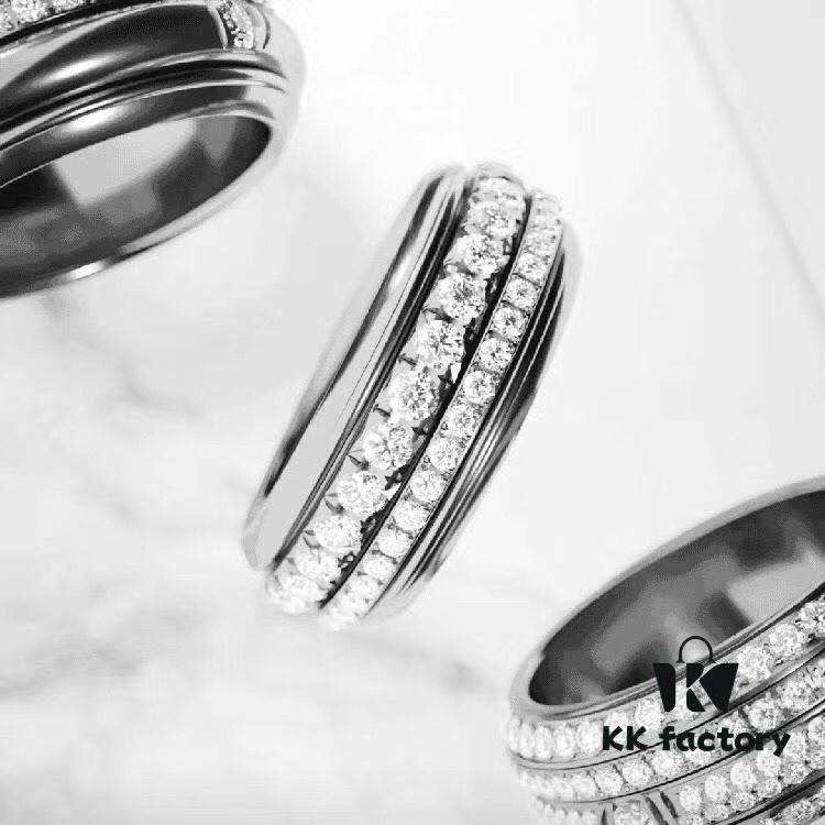 6930181512f62673a6face2d Piaget Double Diamond Rotating Ring, Luxury and Elegant Design, Versatile Casual Style, Premium German Imported S925 Sterling Silver with Thick Gold Plating, Non-fading and Hypoallergenic