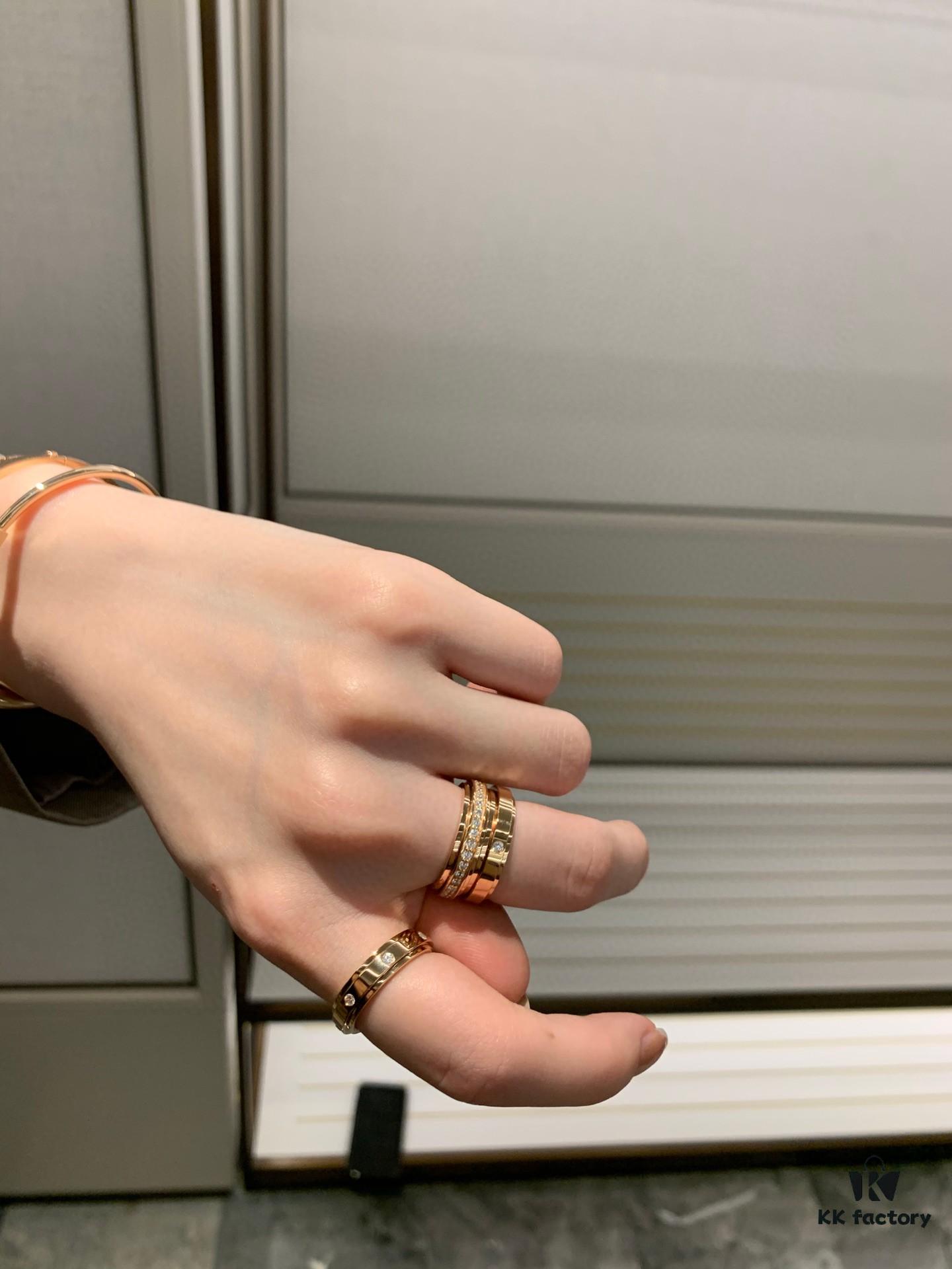 6930182212f62673a6face43 Piaget Lucky Ring, Fortune Turns, Rose Gold On-Hand Look Reference, So Elegant!