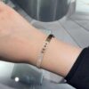 6930182b12f62673a6face51 Hot Hollywood's Hottest Luxury Jewelry Brand Messika, Full Diamond Slide Bracelet, Elegant 925 Sterling Silver with Gold Plating, Platinum and Rose Gold Rolling Diamonds