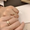 6930183d12f62673a6face70 Valentine's Gift ❤️ Piaget Possession Twisting Pair Ring / Wedding Band