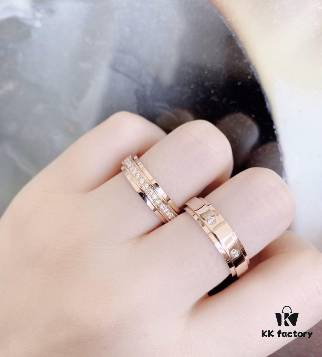 6930183e12f62673a6face74 Valentine's Gift ❤️ Piaget Possession Twisting Pair Ring / Wedding Band