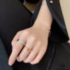 Valentine's Gift ❤️ Piaget Possession 7-Diamond Rotating Wedding Band Set
