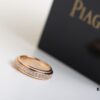 6930184012f62673a6face79 Valentine's Gift ❤️ Piaget Possession Twisting Single Row Diamond Wedding Ring / Couple Rings