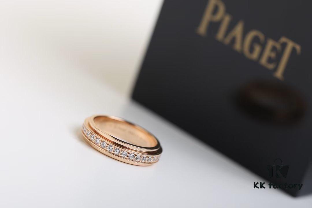 6930184012f62673a6face79 Valentine's Gift ❤️ Piaget Possession Twisting Single Row Diamond Wedding Ring / Couple Rings