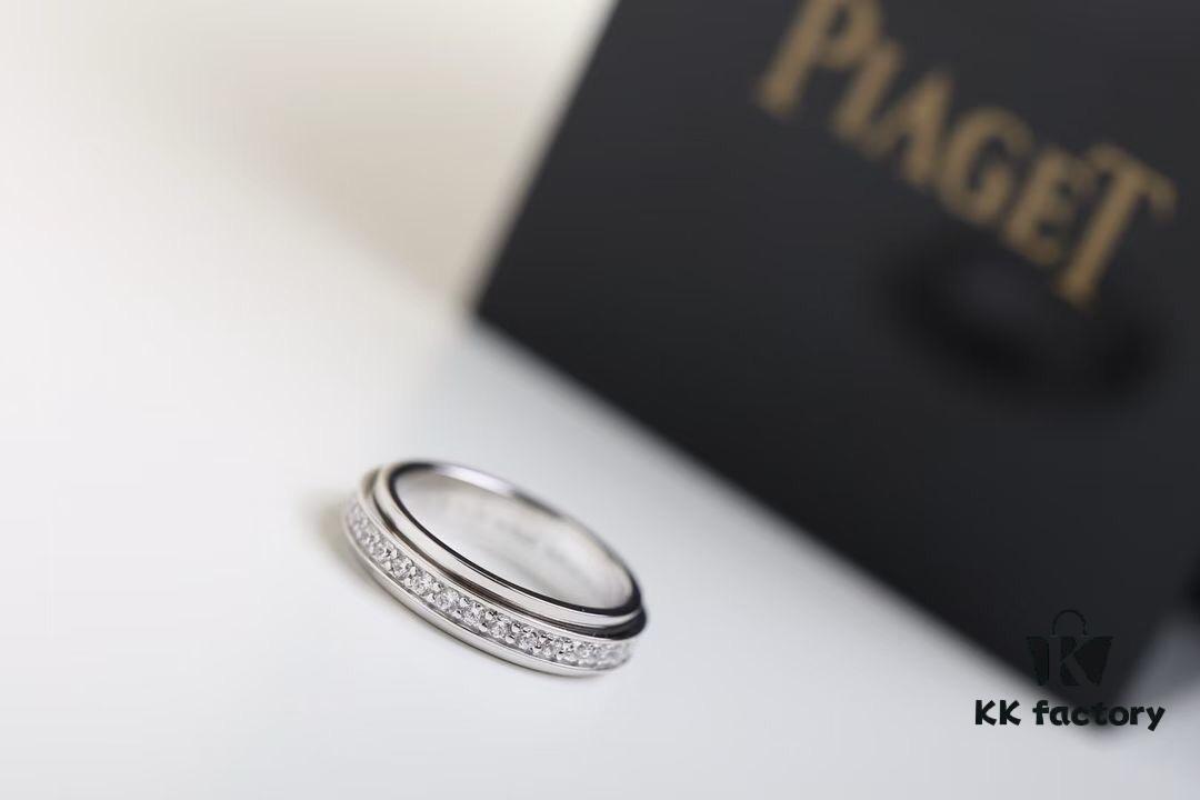 6930184212f62673a6face7e Valentine's Gift ❤️ Piaget Possession Twisting Single Row Diamond Wedding Ring / Couple Rings