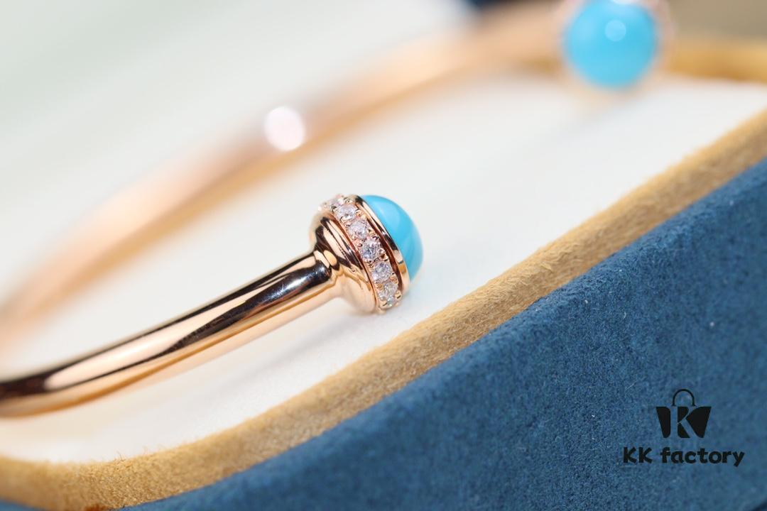 6930185d12f62673a6faceb2 Piaget Possession Series Bracelet with Rotating Design and Gemstone Accents