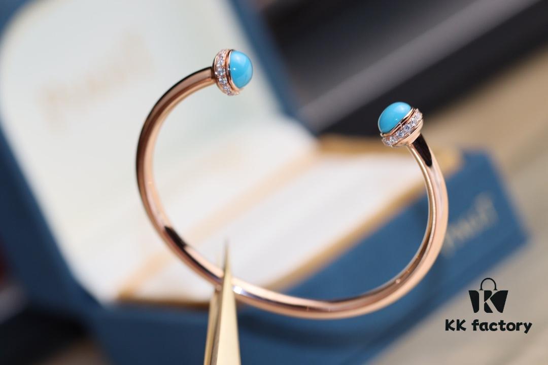 6930185e12f62673a6faceb4 Piaget Possession Series Bracelet with Rotating Design and Gemstone Accents