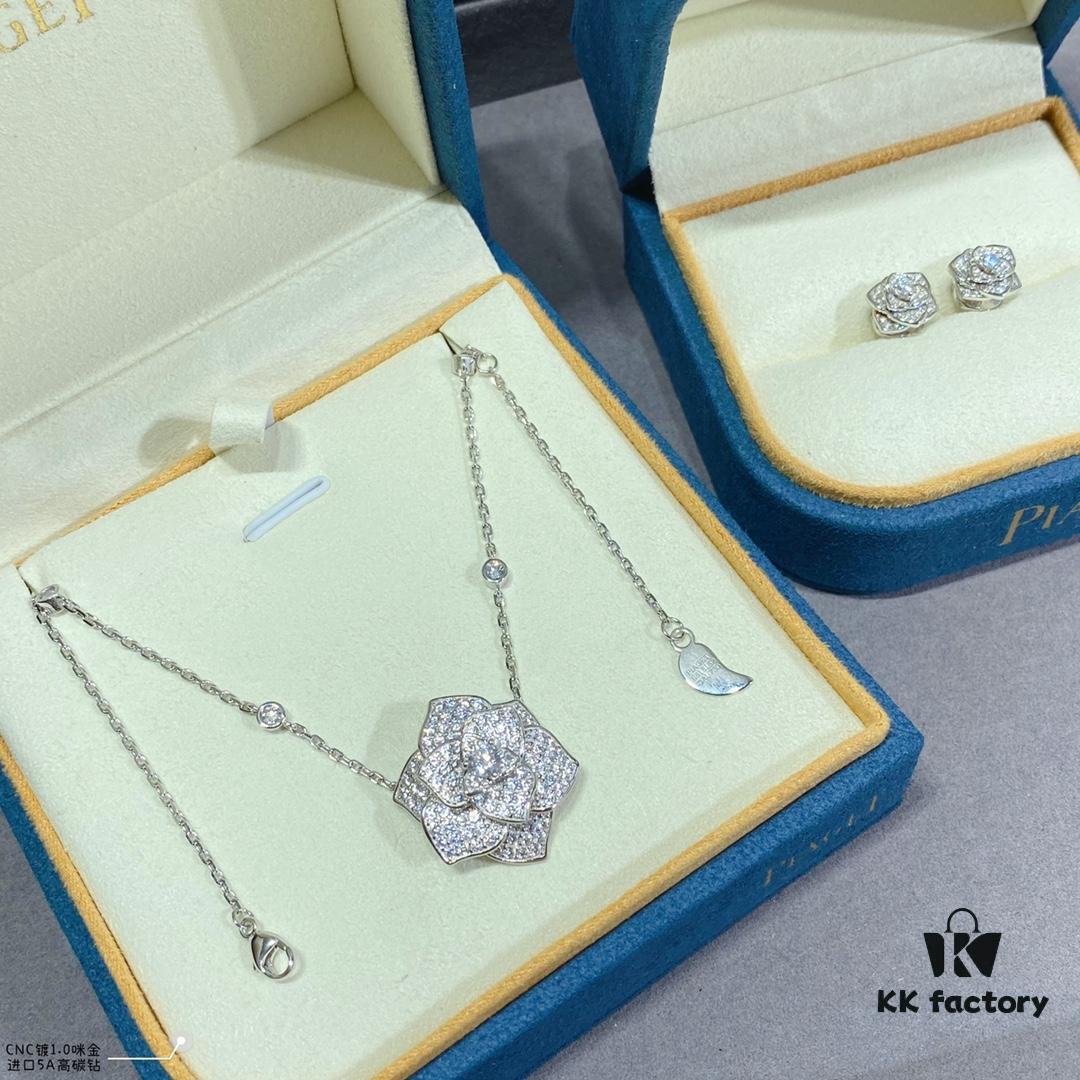 6930187612f62673a6faceca Breathtaking Peony Rose Necklace That Captivates at First Sight