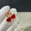 Red-themed Small Earrings ❤️