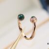 6930188012f62673a6faced6 POSSession Series ZP Ring - Finger Ring with Natural Malachite, Red Carnelian, and Turquoise in V Gold
