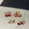 Red-themed Small Earrings ❤️