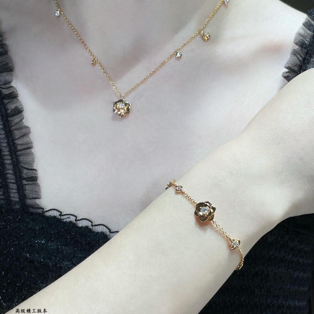 6930188612f62673a6facede Piaget-style Golden Flower Bracelet