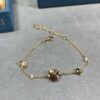 Piaget-style Golden Flower Bracelet