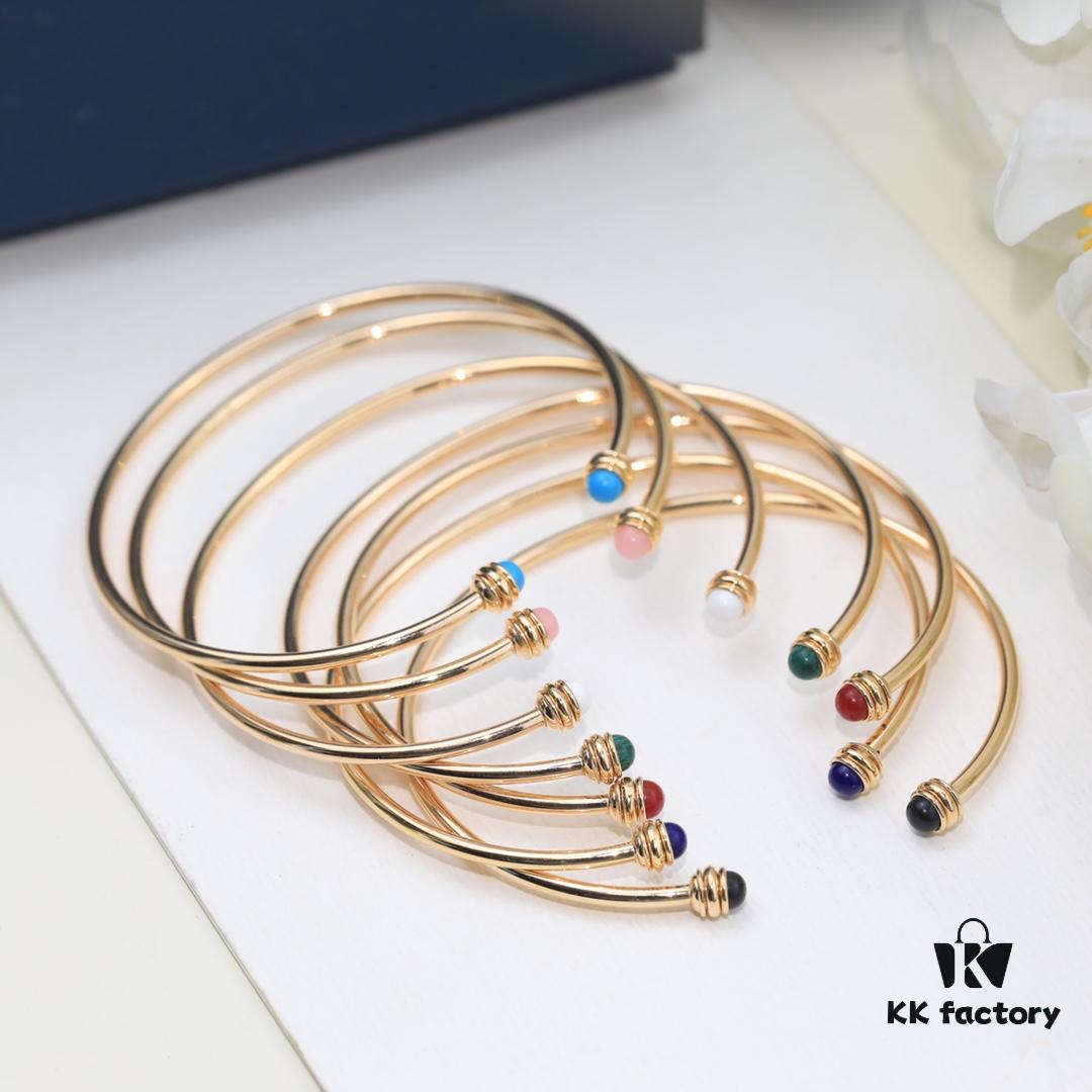 693018a012f62673a6facf0a Piaget Latest Counter Rotating Series Bracelet, Unique Rotating Design, Exquisite Craftsmanship with Logo, Solid 18K Gold Plating