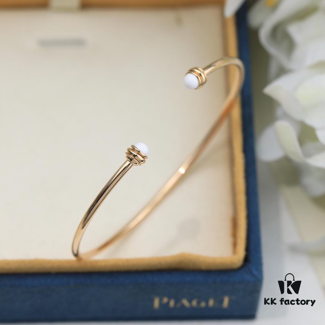693018a512f62673a6facf15 Piaget Latest Counter Rotating Series Bracelet, Unique Rotatable Design, Exquisitely Crafted with Logo, Solid 18K Gold Plating