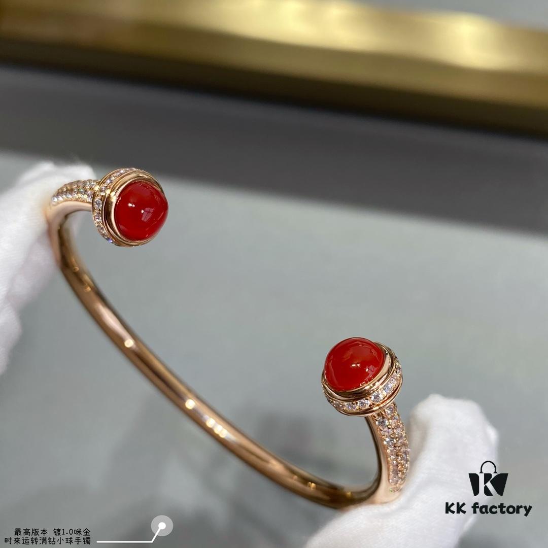 693018c612f62673a6facf41 Luxury Craftsmanship Edition, Rhodium-Plated, Piaget Full Diamond Rotating Ball Bracelet, Freely Matchable Colorful POSSESSION, Outlining Your Unique Charm and Radiance in the Sunlight