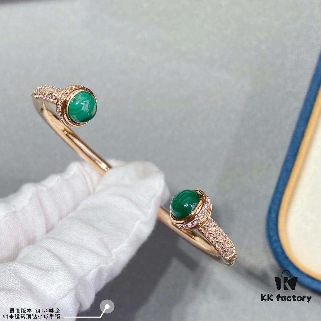 693018c712f62673a6facf42 Luxury Craftsmanship Edition, Rhodium-Plated, Piaget Full Diamond Rotating Ball Bracelet, Freely Matchable Colorful POSSESSION, Outlining Your Unique Charm and Radiance in the Sunlight