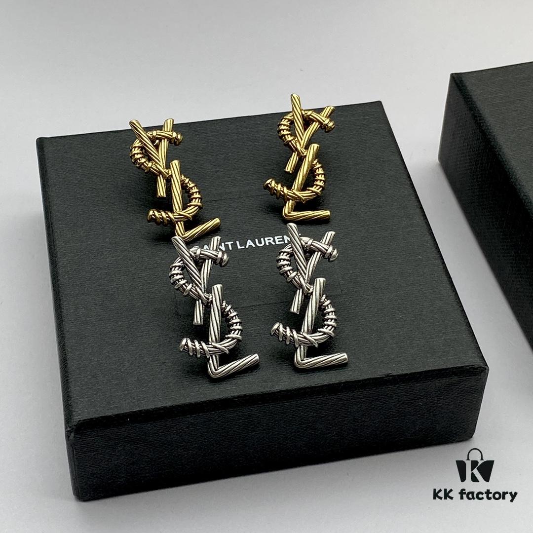 Saint Laurent YSL Stud Earrings